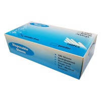 Disposable Vinyl Glove Powder Free Large - Pack 100